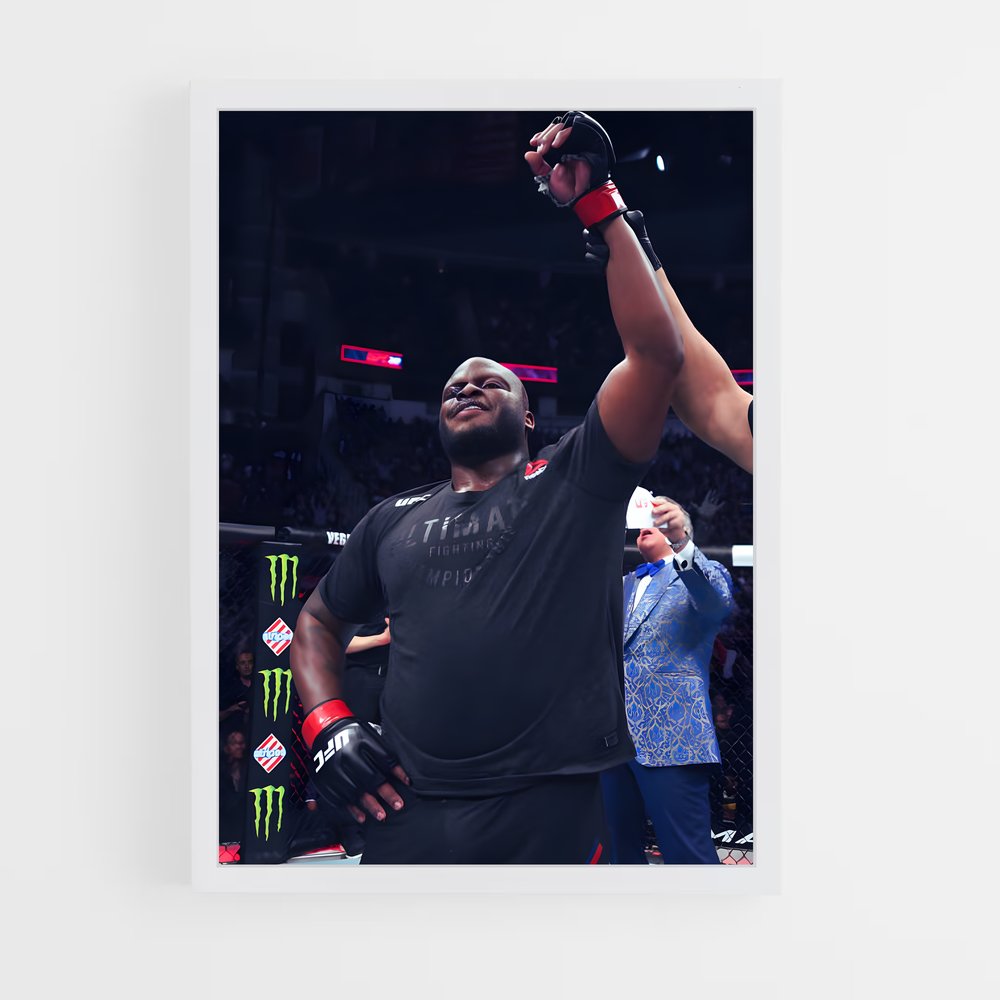 Poster Derrick lewis poing – affiche MMA (vue 3)